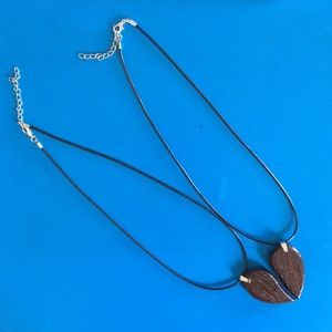 Two half heart necklaces